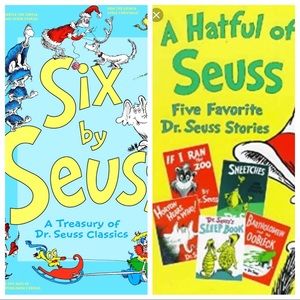 Six By Seuss Hatful of Seuss EUC books dr Seuss